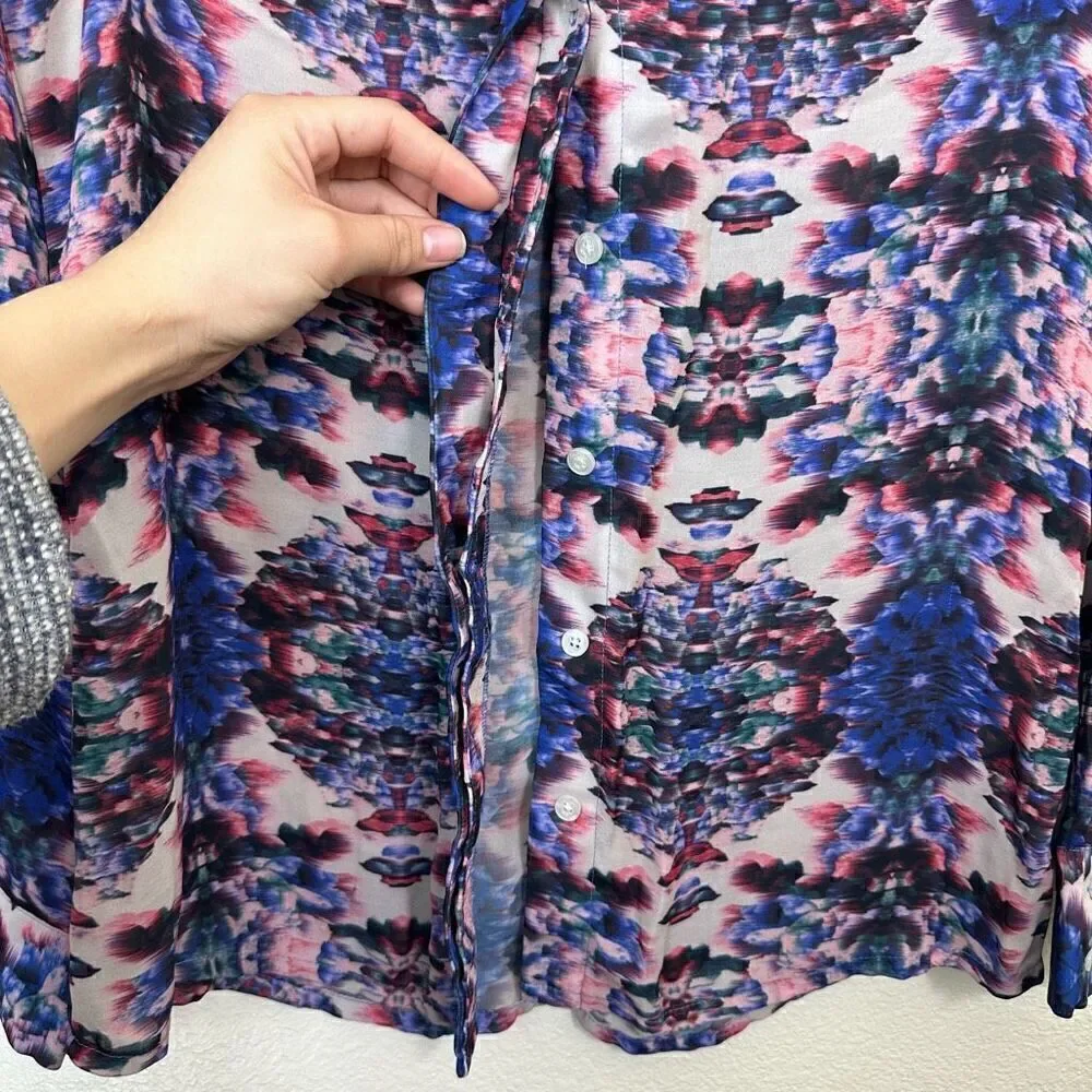 Sam Edelman Devon Long Sleeve Blouse Size S